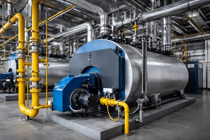 Commercial boiler repair London engineer inspecting heating system